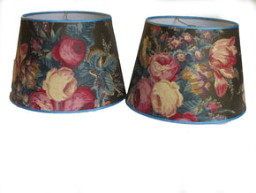 Mary Jane McCarty custom-made antique fabric lampshade