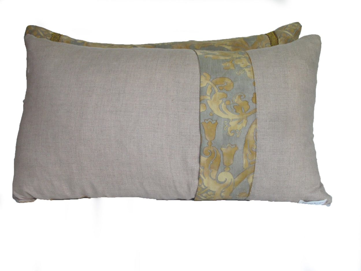vintage Fortuny pillow by mary jane mccarty