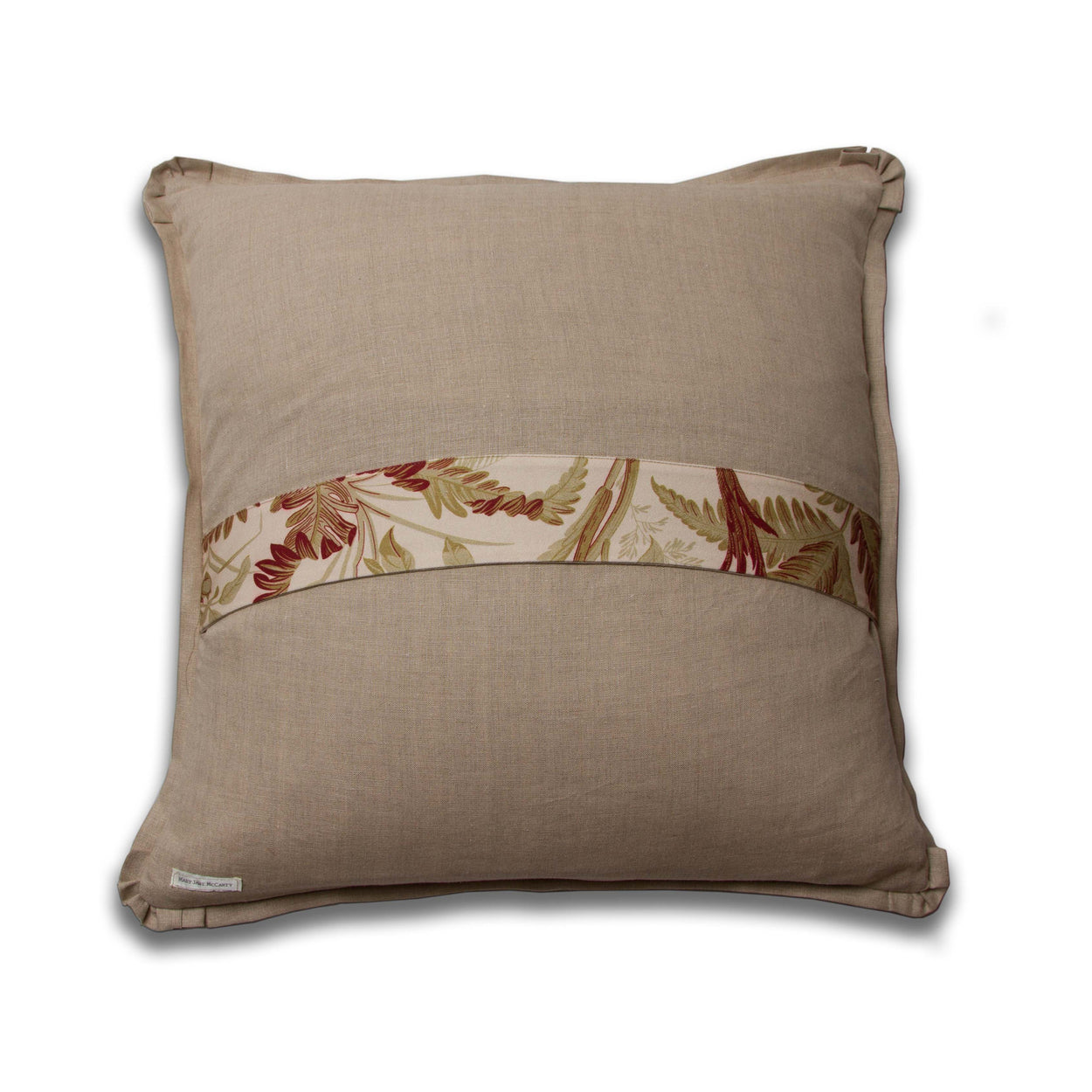 Mary Jane McCarty New Vintage fabric pillow, back